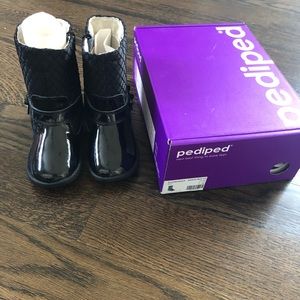 Brand New Pediped Naomi Black Toddler Boot Size 7
